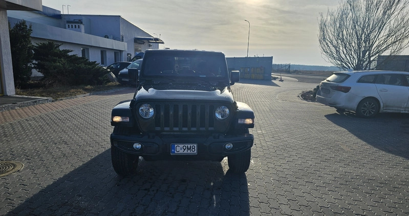 Jeep Wrangler cena 145000 przebieg: 33000, rok produkcji 2021 z Grudziądz małe 137